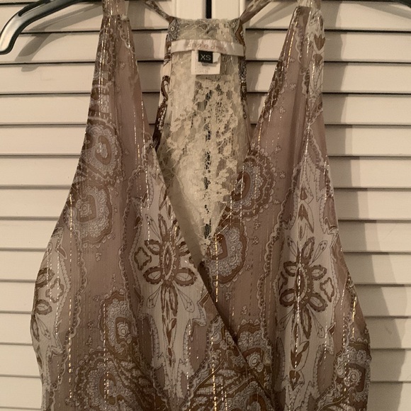 Single Dress calico silk dress, size XS - Picture 2 of 7